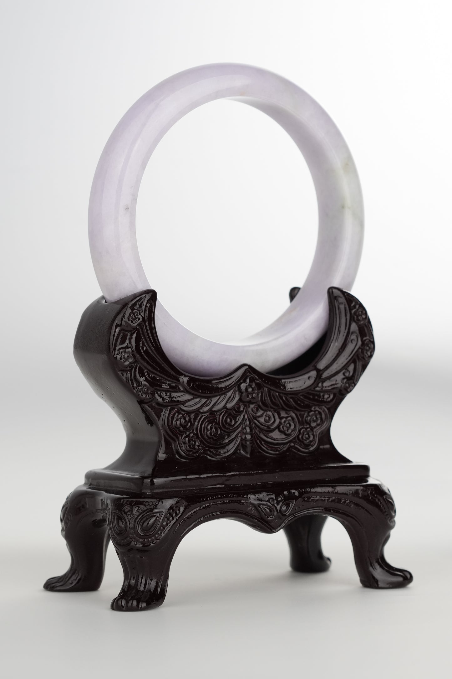 #0184 Spring Lavender Jade Bangle Size 61.8