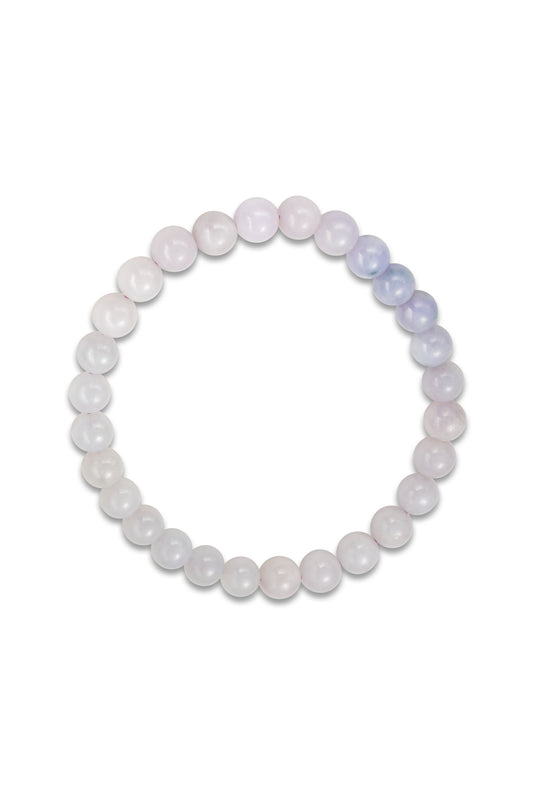 "Water Lily" Jade Beaded Bracelet