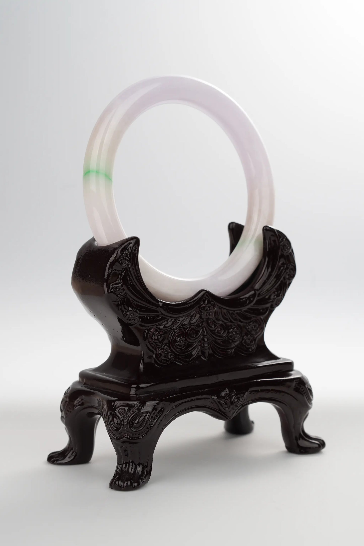 #0006 Lavender Jadeite Jade Bangle Size 57 (fits up to size 59)