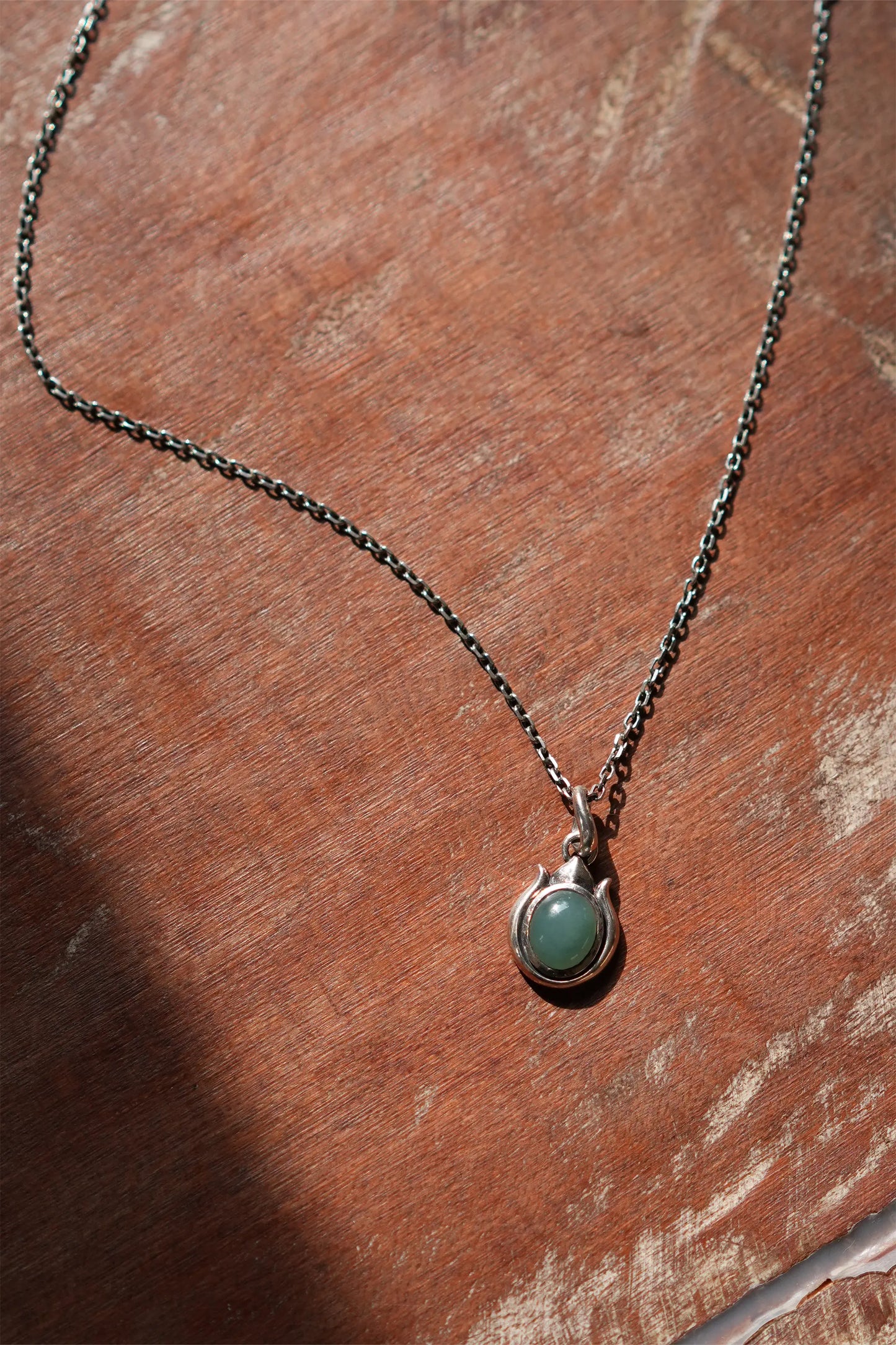 "BLOSSOM" Jade Pendant Necklace (S)