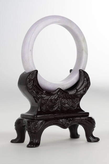 #0184 Spring Lavender Jade Bangle Size 61.8