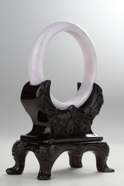 #0317 Pink Lavender Jade Bangle Size 60.1