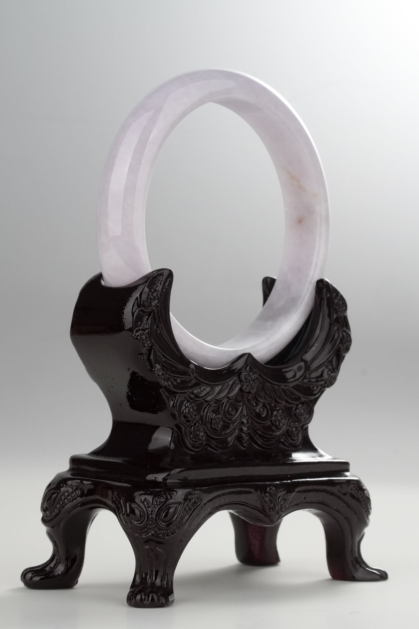 #0317 Pink Lavender Jade Bangle Size 60.1