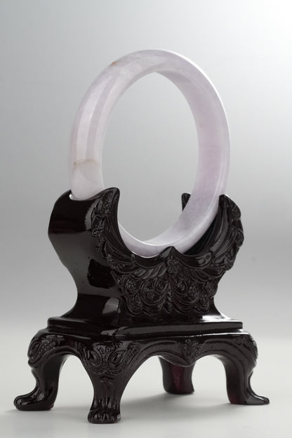 #0317 Pink Lavender Jade Bangle Size 60.1