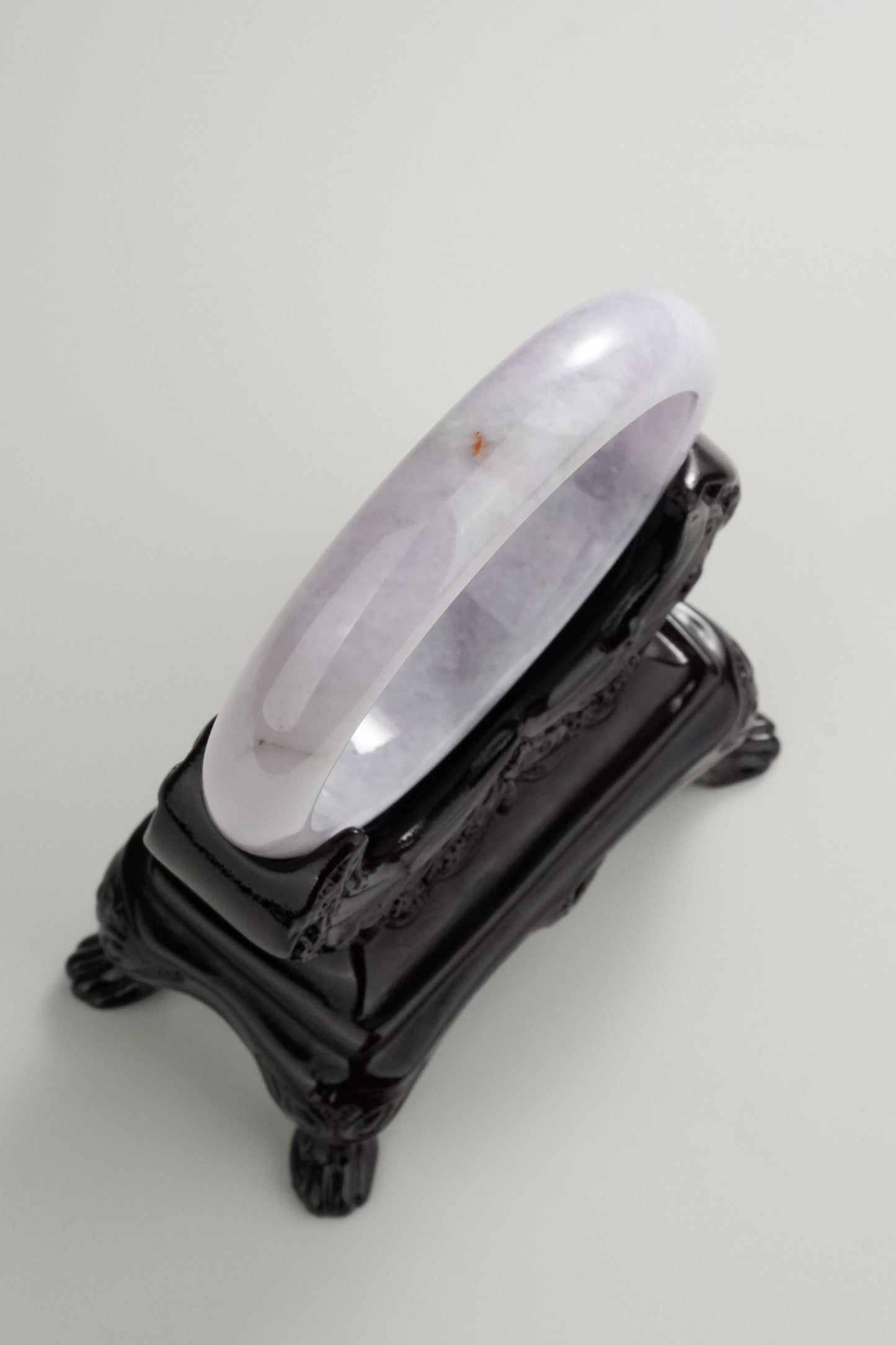 #0317 Pink Lavender Jade Bangle Size 60.1
