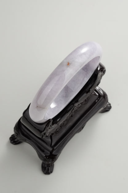#0317 Pink Lavender Jade Bangle Size 60.1