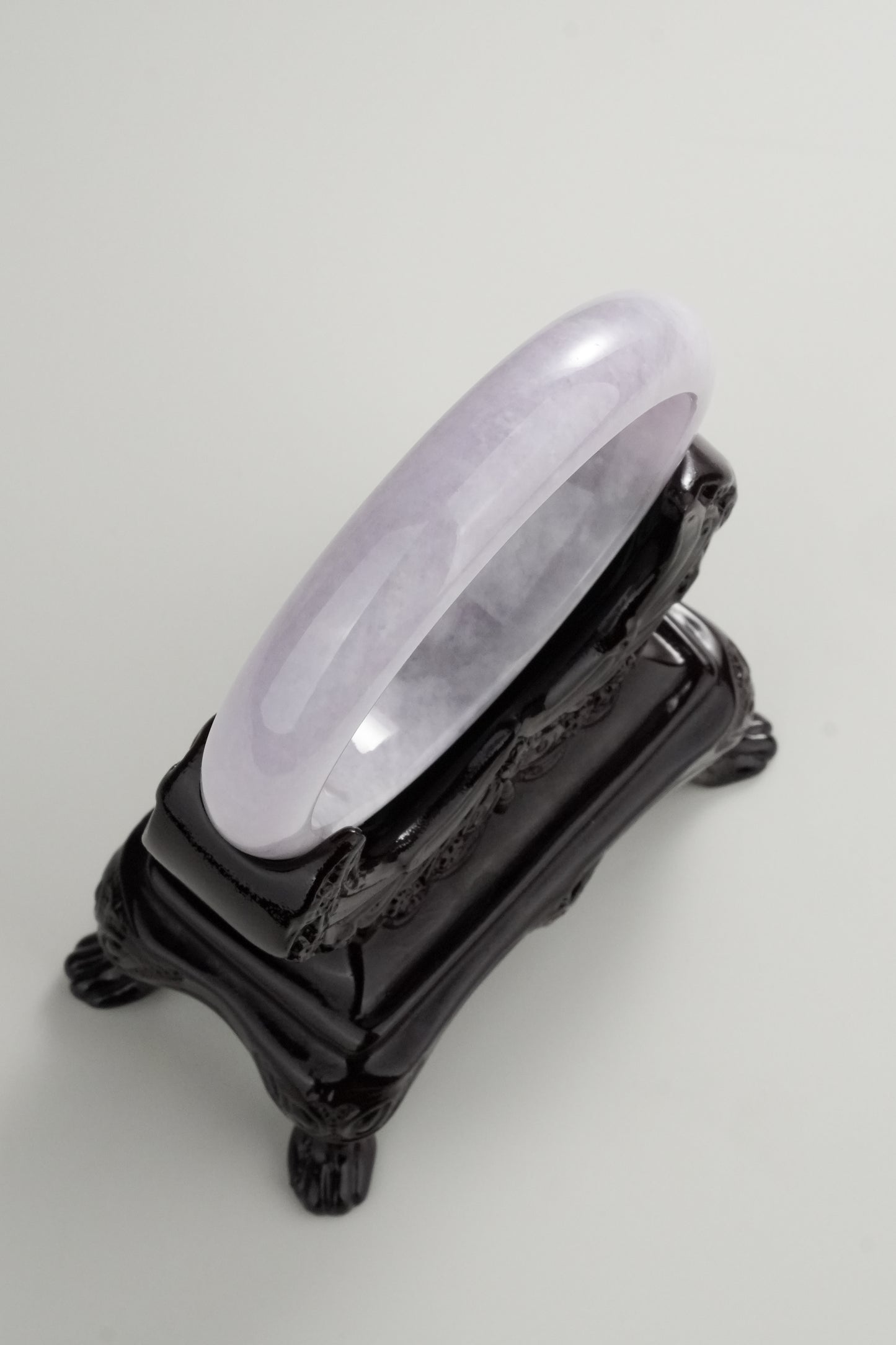 #0317 Pink Lavender Jade Bangle Size 60.1