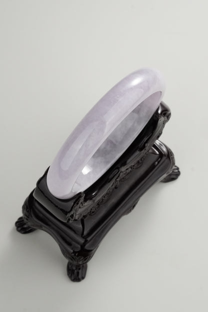 #0317 Pink Lavender Jade Bangle Size 60.1
