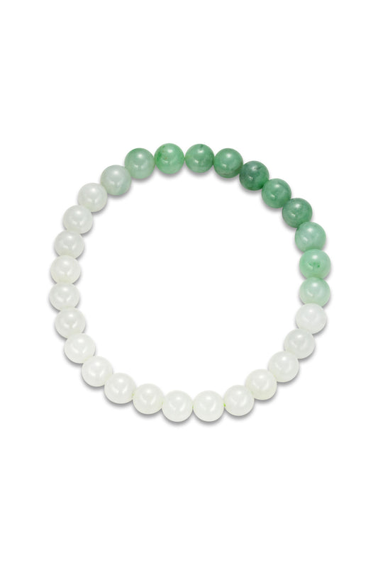 "Early Spring" Jade Beads Bracelet