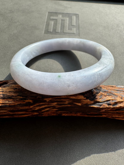 #0375 Lavender Jade Bangle Size 56.2