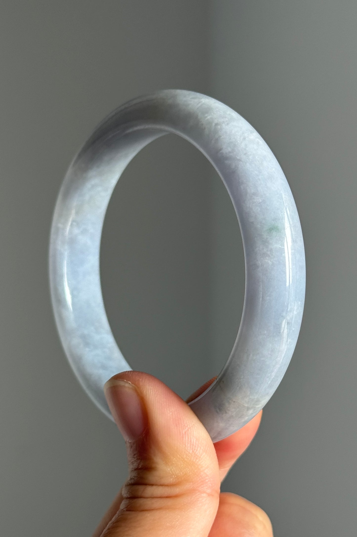 #0375 Lavender Jade Bangle Size 56.2