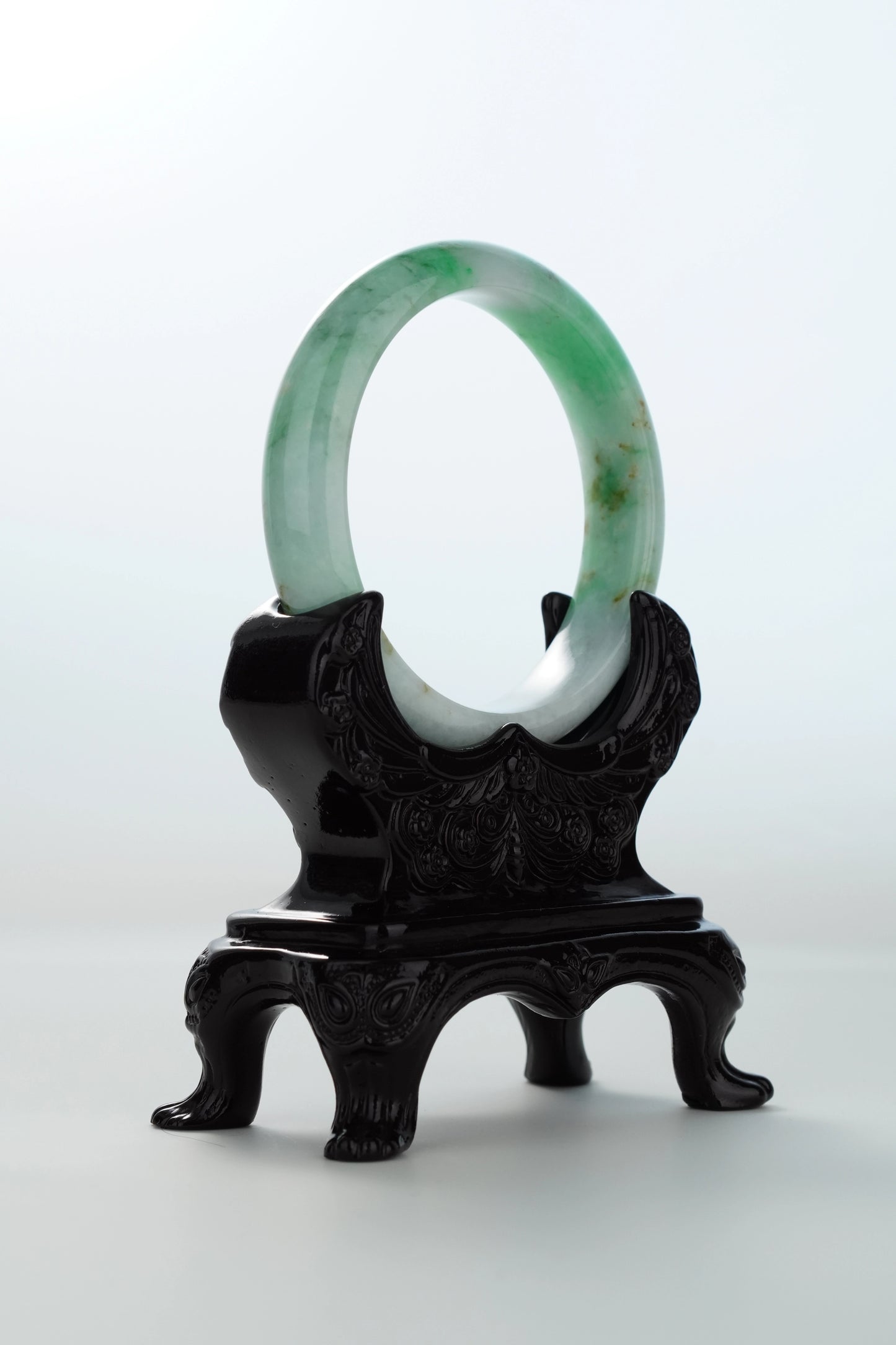 #0166 Bright Sun Green Yellow Jadeite Jade Bangle Size 59