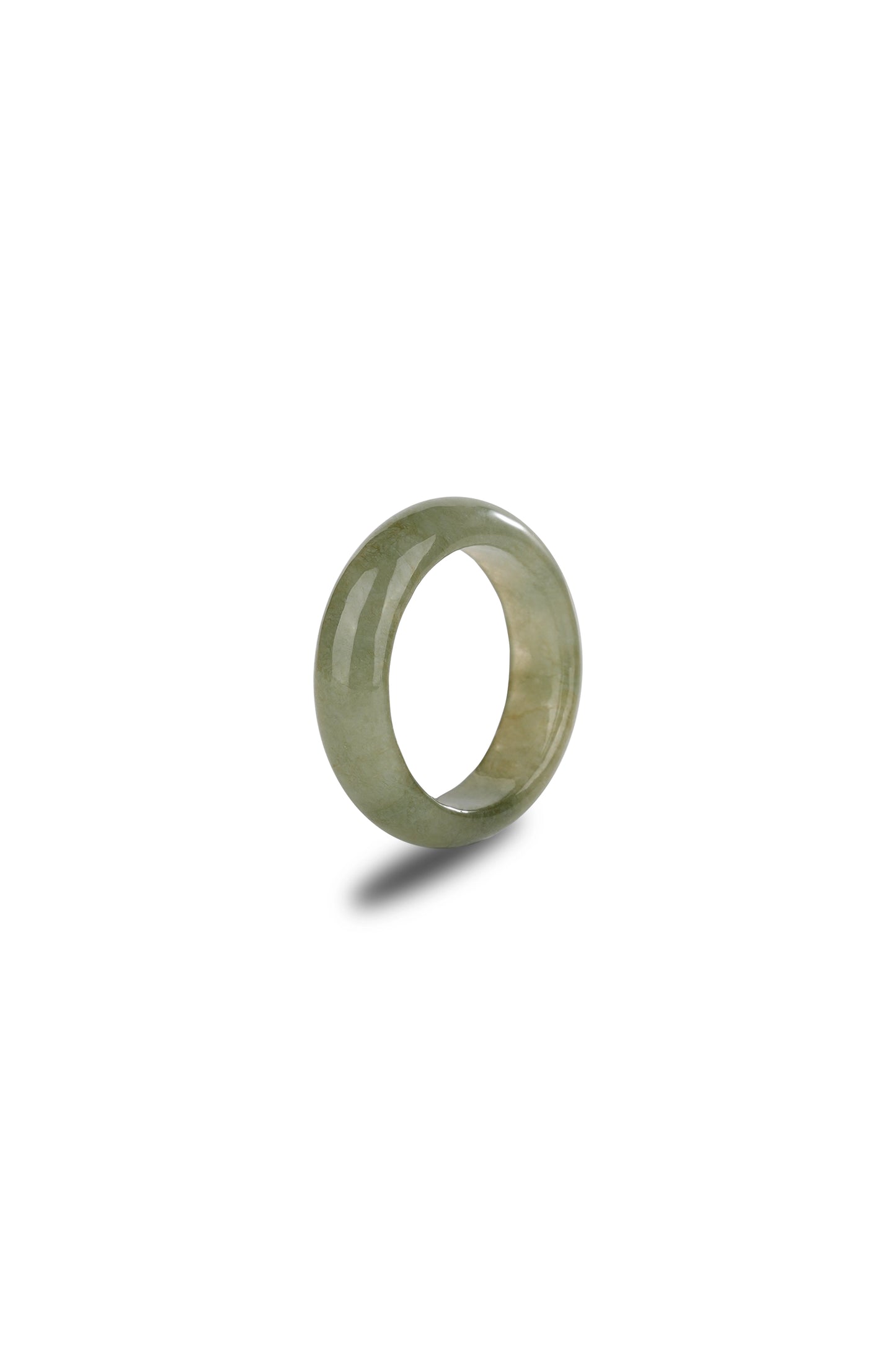 Icy Jadeite Jade Band Ring