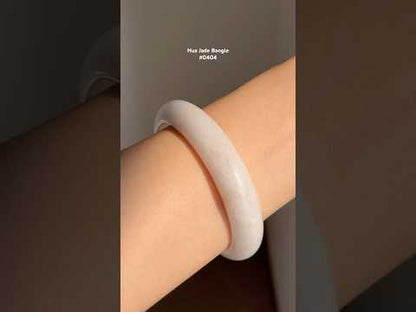 #0404 Light Pink Lavender Jade Bangle Size 56.4